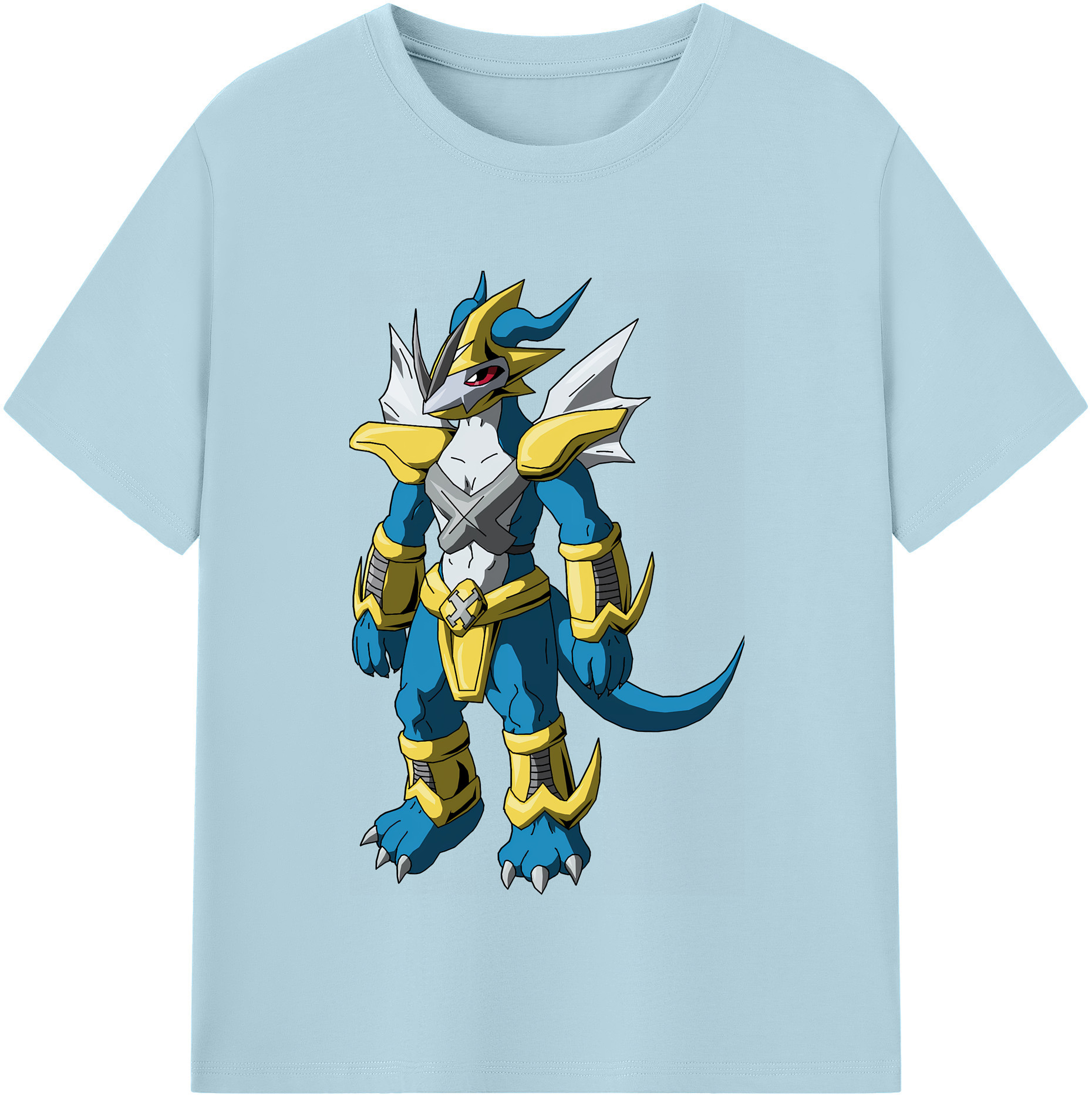 （画像用） Digimon デジタルモンスター/デジモン 綿100％半袖Tシャツ（フロントプリント）